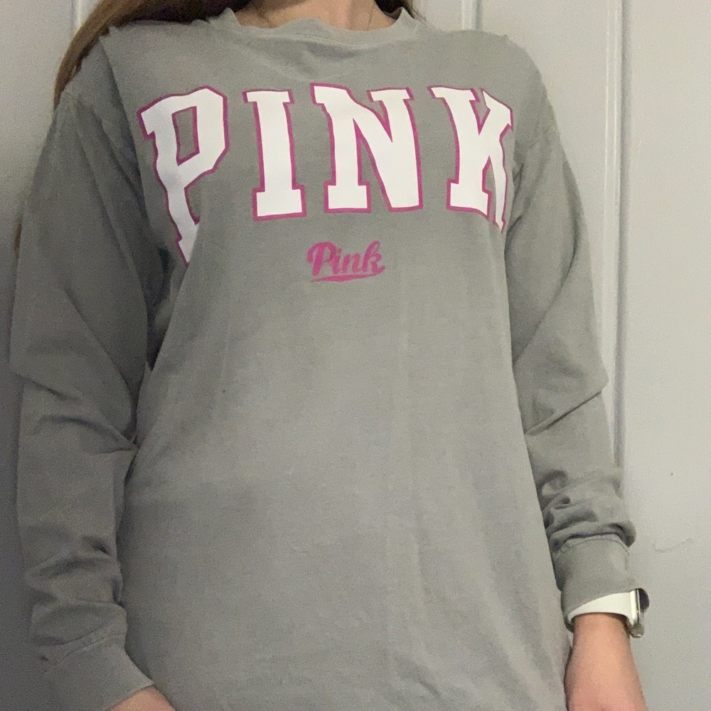 PINK Logo Long Sleeve
